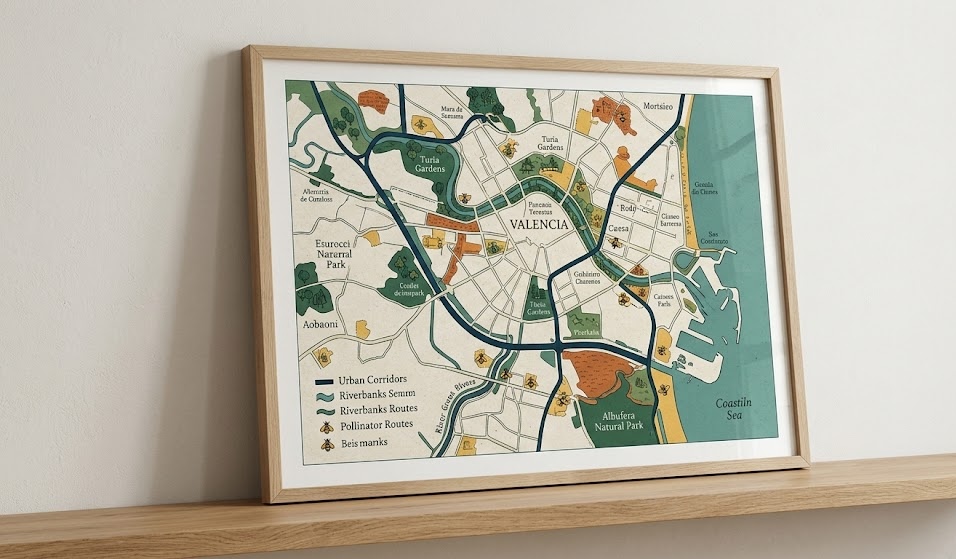 Mapa Ilustrado de Corredores Verdes